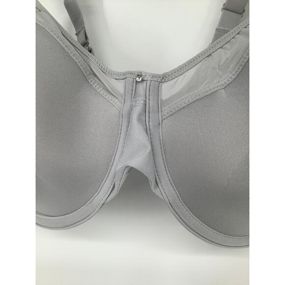Bali Women's 40DD Crystal Grey One Smooth U Ultra Light Underwire Bra G10-20 - Picture 6 of 9